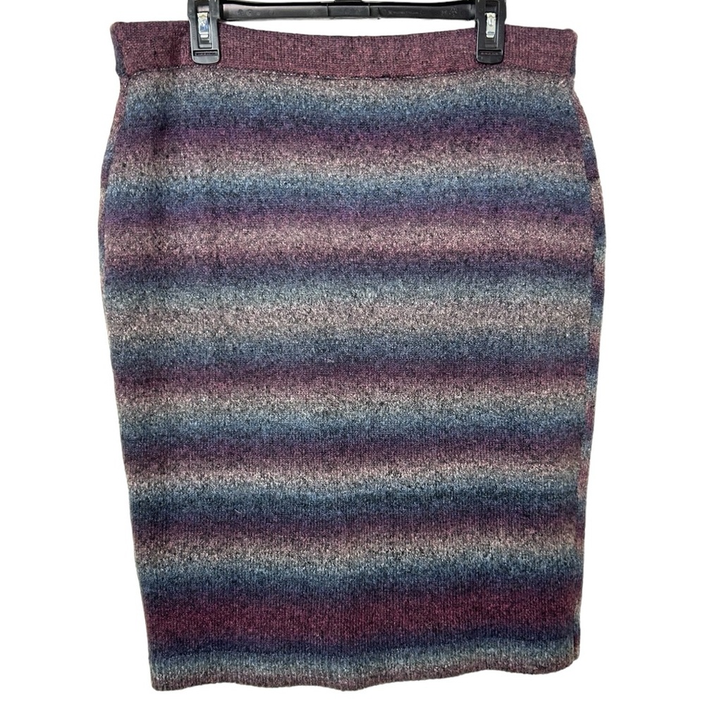 (NWT) Laneโ Bryant - Wool Blend Striped Sweater Skirt - Women's Size 14 / 16